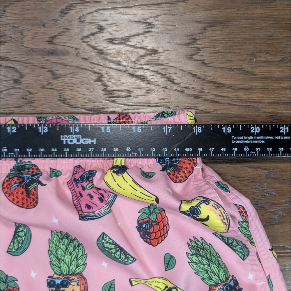 Boardies Medium Mens Swim Trunks Shorts Fruit Cocktail Tropical Pink 32/36 - Picture 4 of 7